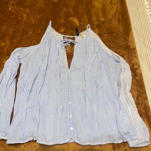 Cold shoulder blouse